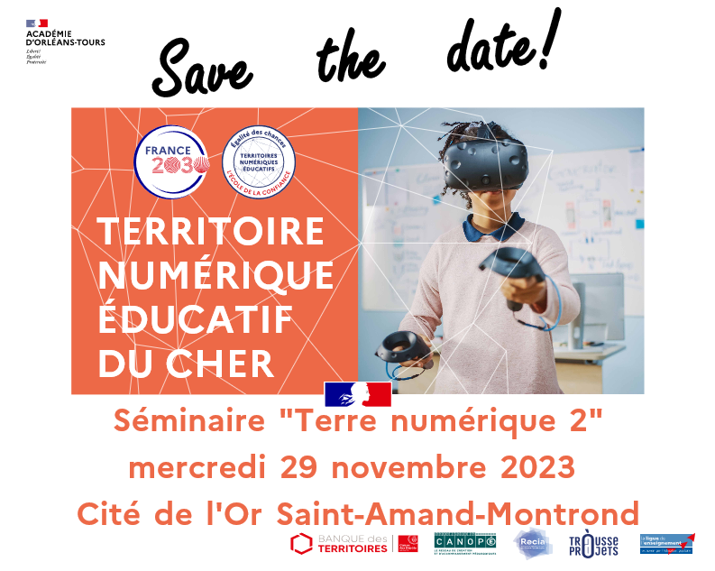 Séminaire Terre numérique 2 le 29 novembre à Saint-Amant-Montrond
