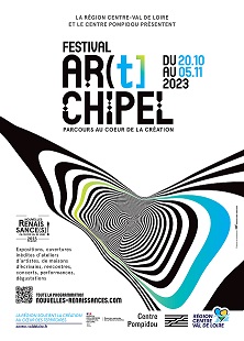 Affiche du festival AR(t]CHIPEL 2023