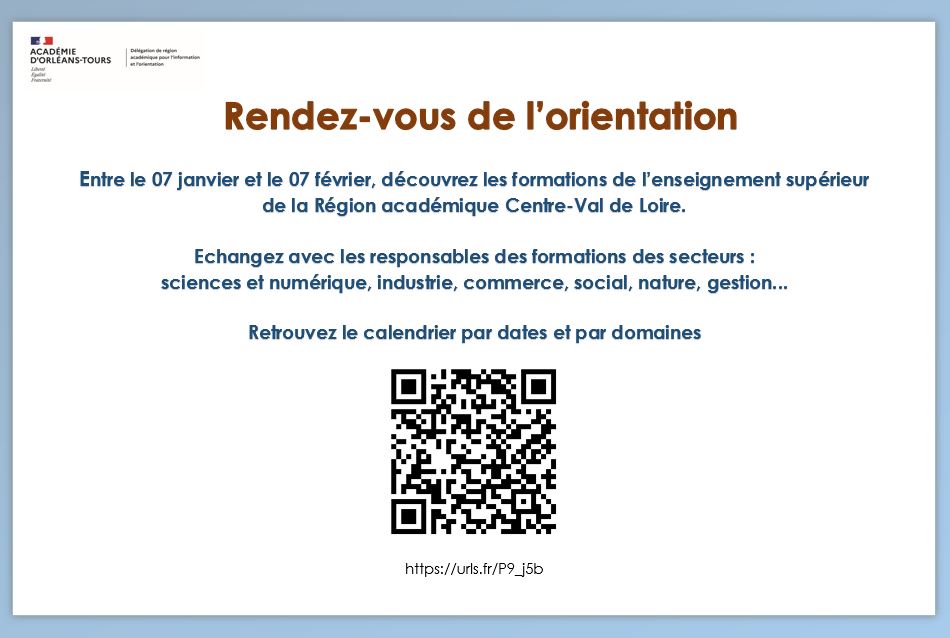 Rdv de l'orientation 2025
