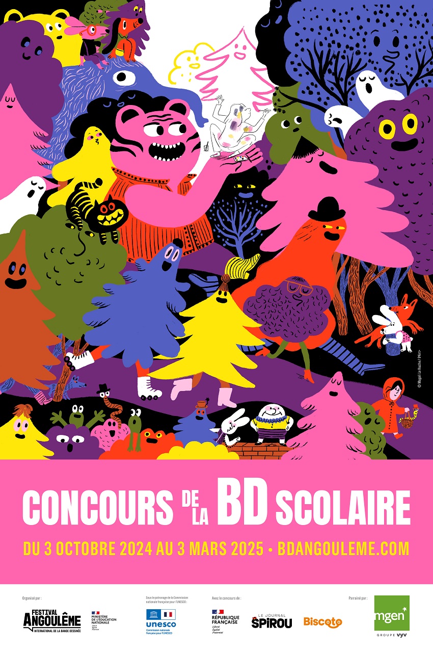 Affiche du concours de la BD scolaire 24-25