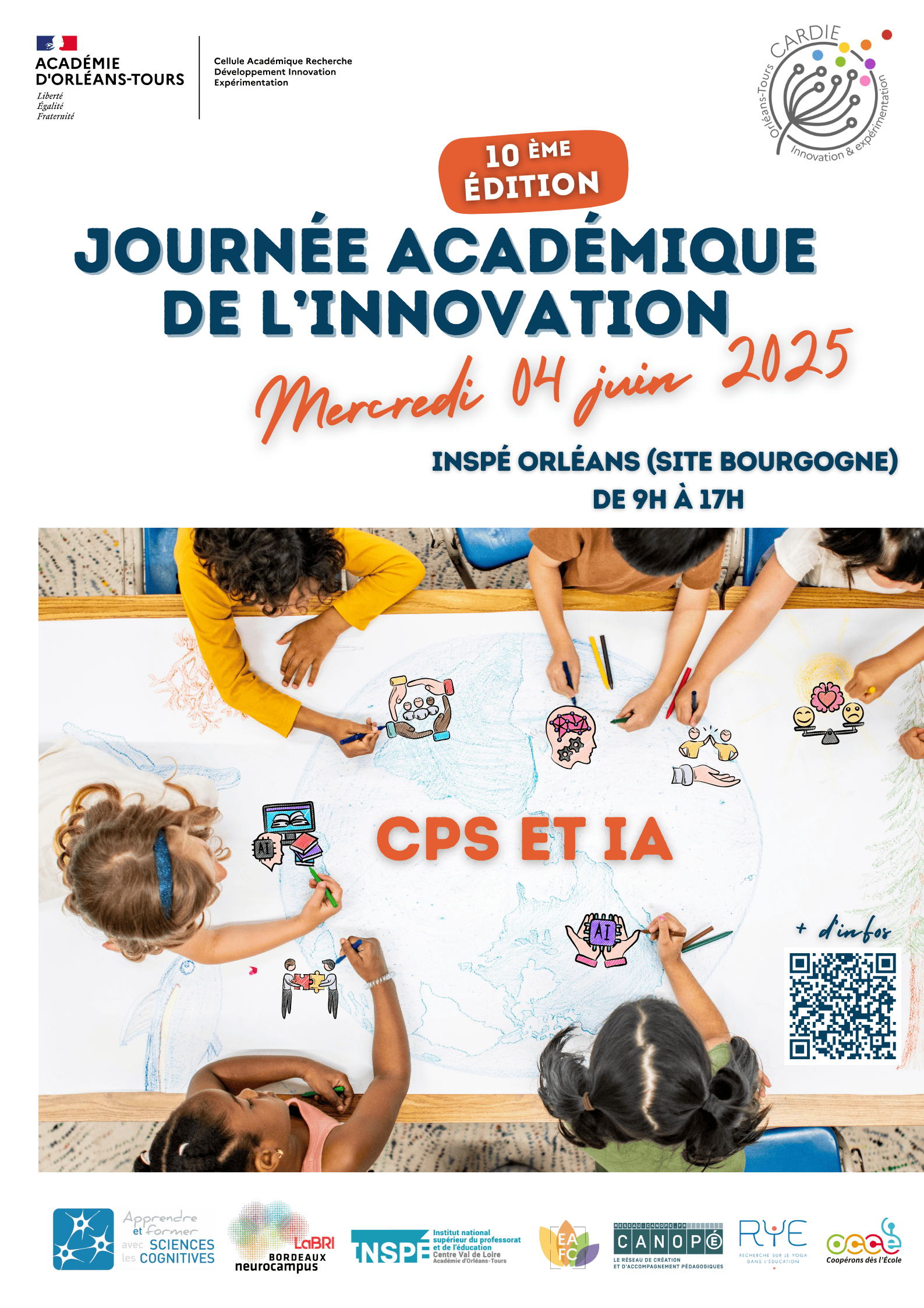 Affiche Journée académique de l'innovation 2025