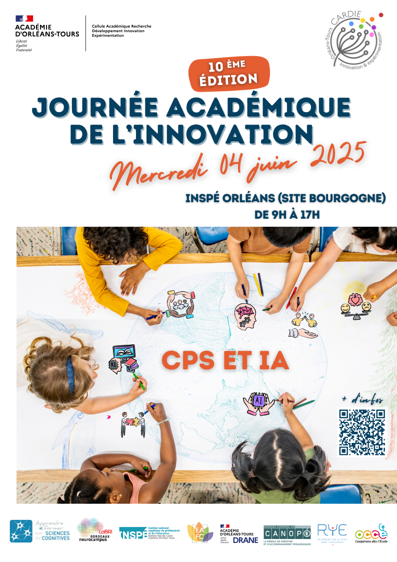 Affiche journée académique de l'innovation pédagogique