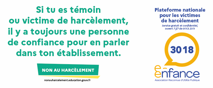 Harcèlement - application 3018