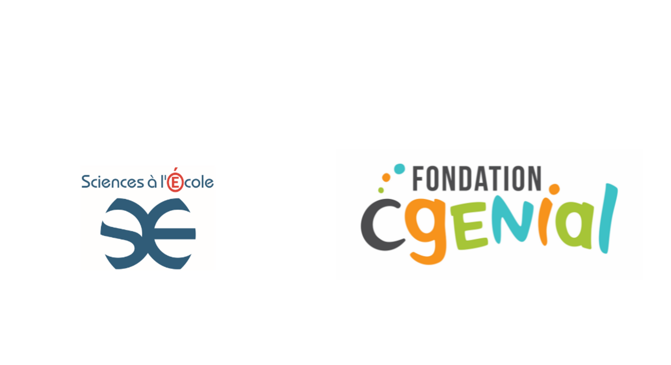 Logos de CGénial et Sciences à l'école