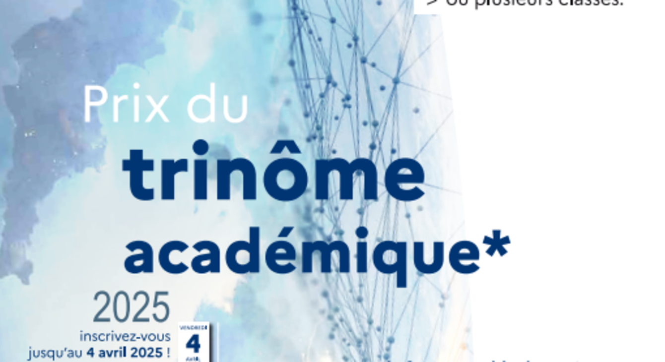 Affiche du prix du trinôme académique