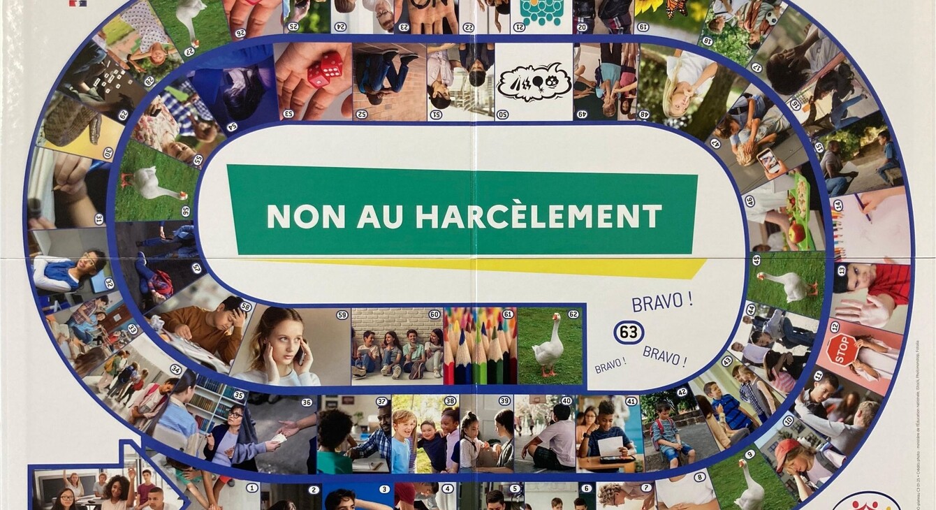 Jeu de l'oie MAE contre le harcèlement
