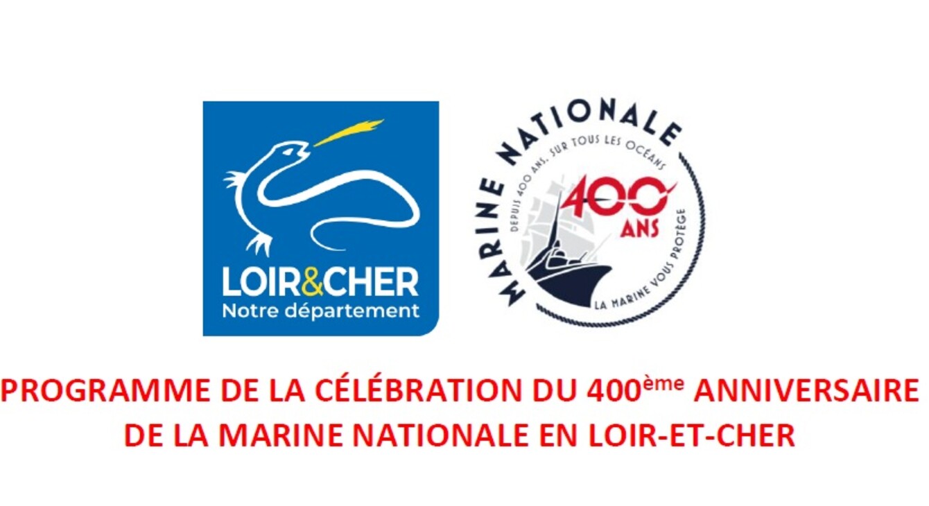 Logo400 ans Marine Conseil départemental Loir-et-Cher