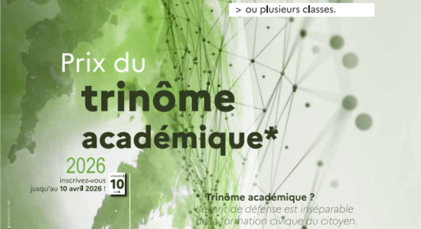 Affiche du prix du Trinôme académique