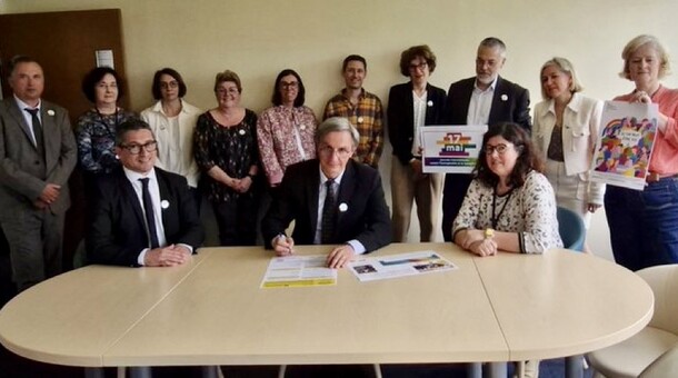 DSDEN 37 - Signature de la Charte d'engagement LGBT+
