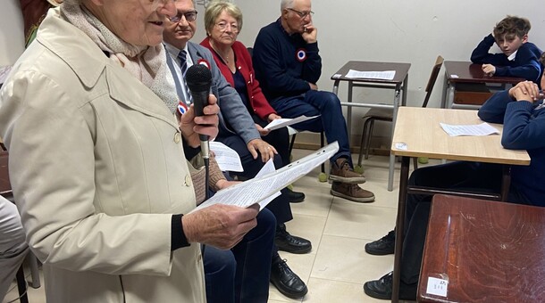 Lecture de témoignages