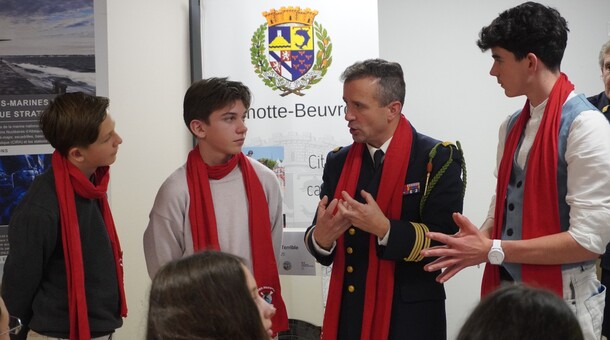 Classe de défense du collège Jean Rostand de Lamotte-Beuvron 41