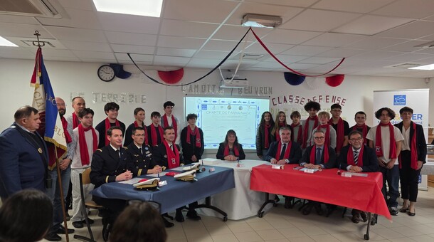 Classe de défense du collège Jean Rostand de Lamotte-Beuvron 41