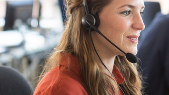 Femme du standard téléphonique