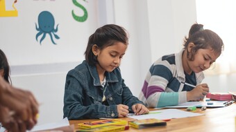 Enfants à l'école