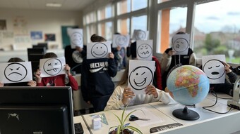 Elèves en classe