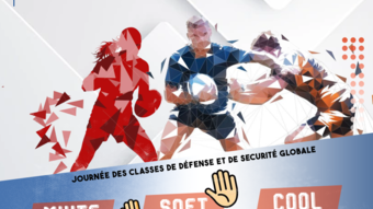 Affiche du tournoi de touch rugby pour la journée des classes défense le 22 mai 2025