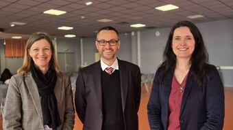 Equipe Erasmus du lycée Vaucanson- 3 personnes