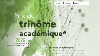 Affiche du prix du Trinôme académique