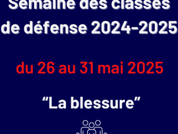 logo semaine des classes de défense 2024-2025